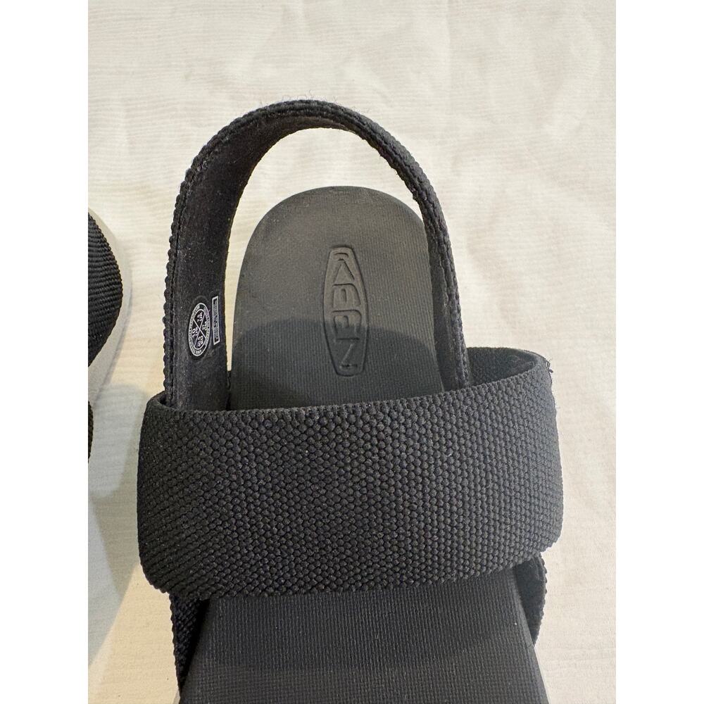 Keen Elle Backstrap Sandals Womens Size 10 Black Stretch Gore Platform 1022620 - Picture 5 of 15